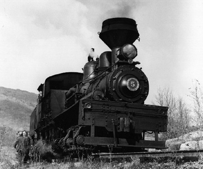 Cass Scenic railroad SHAY No. 5