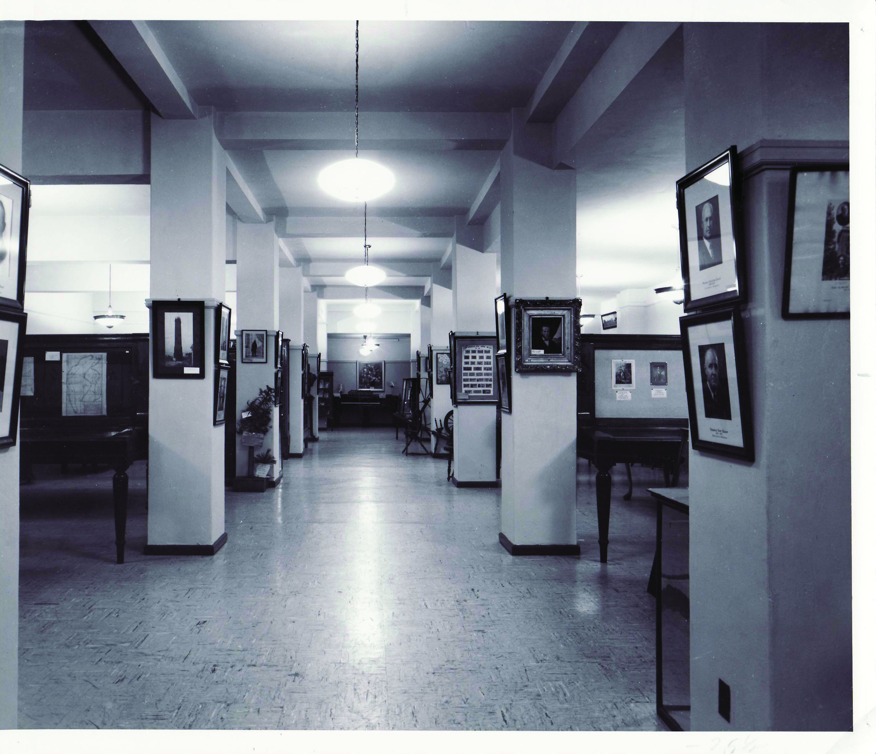 The museum in the basement of the capitol