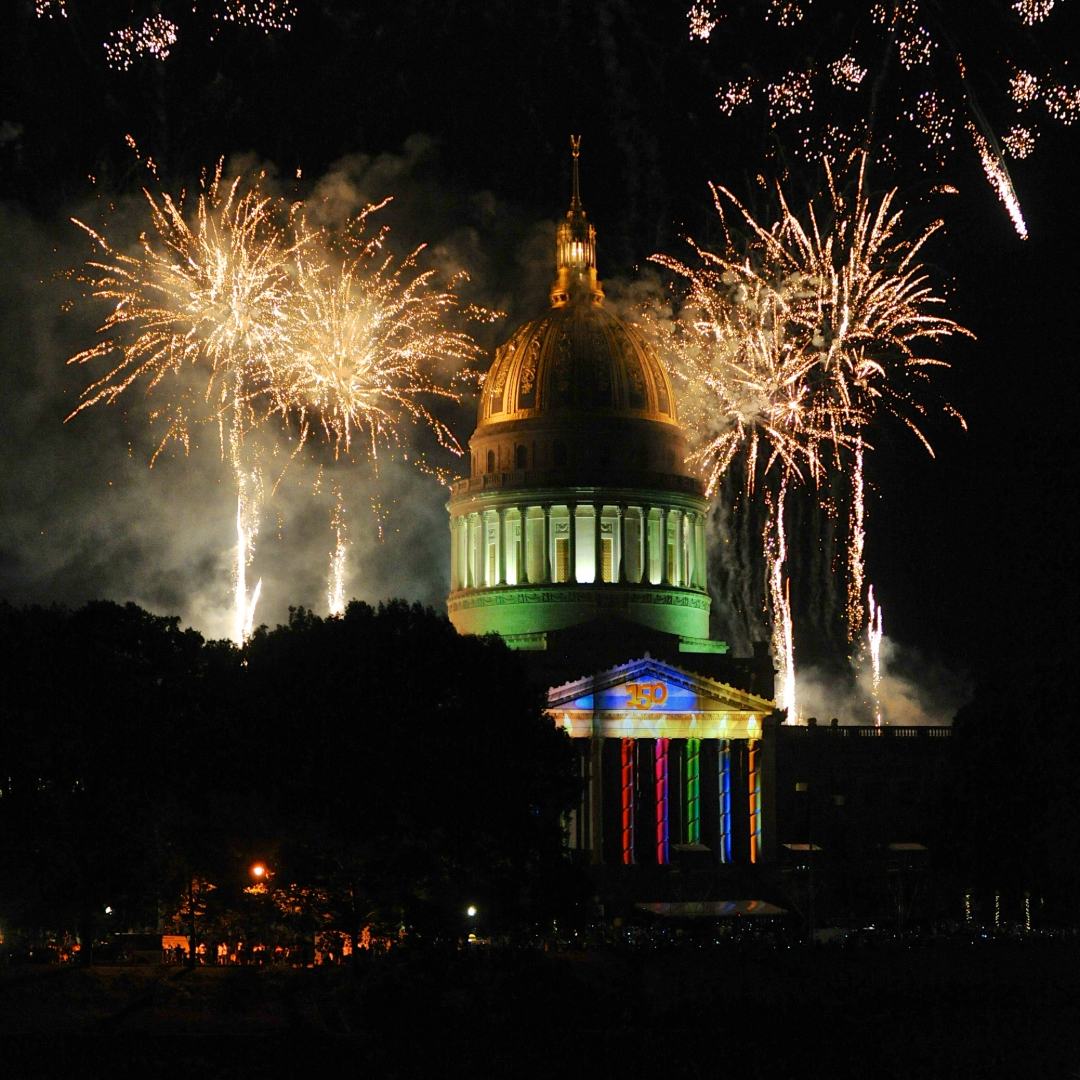 WV Birthday Fireworks