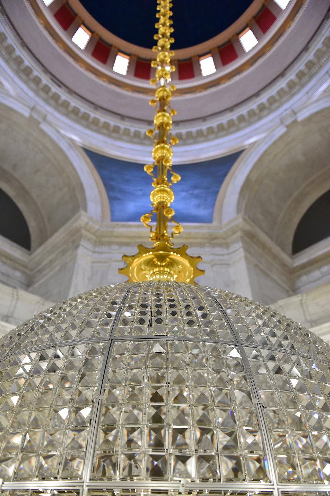 West Virginia Capitol chandelier