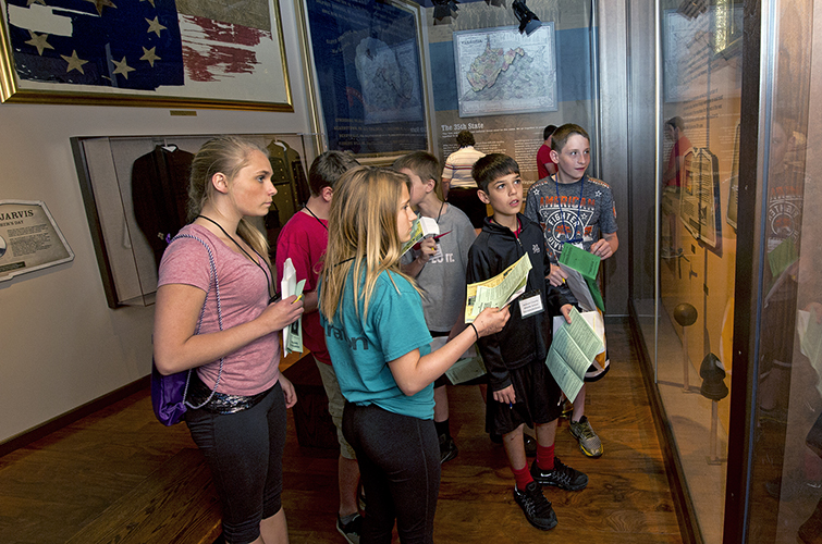 Visitors in Discovery Room 6
