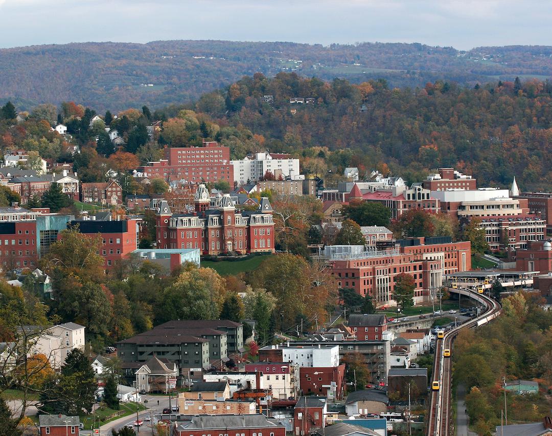 a view of Morgantown