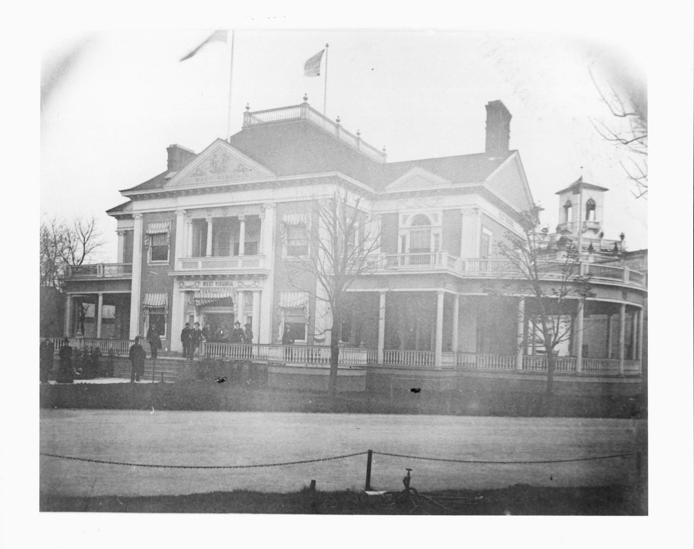 Exterior of the West Virginia Building at the 1893 World's Fair in Chicago, IL. Photo courtesy of the West Virginia State Archives Collection