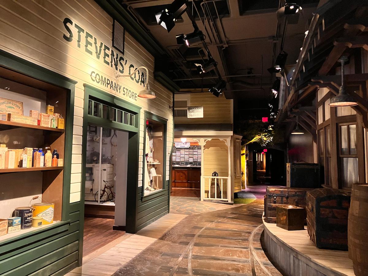 Museum interior near the Company Store