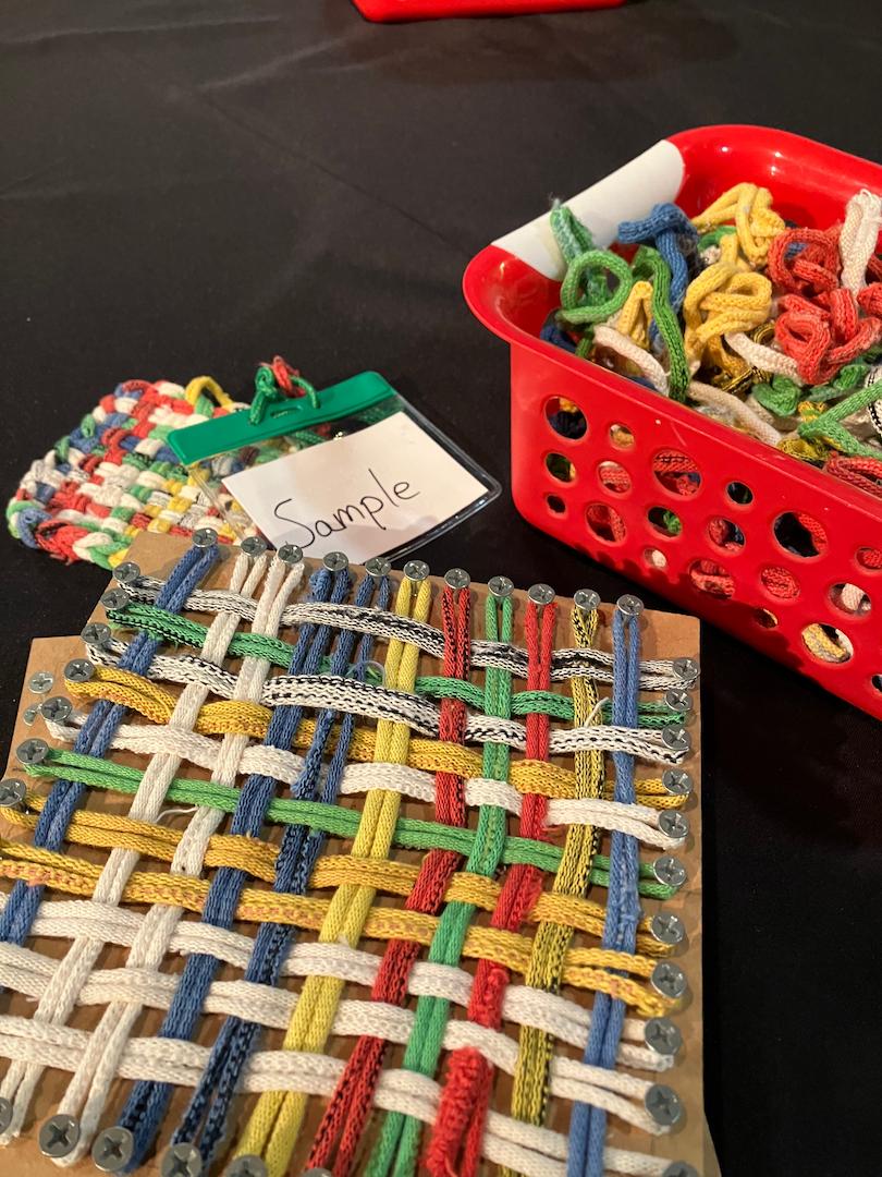 Weaving workshop materials